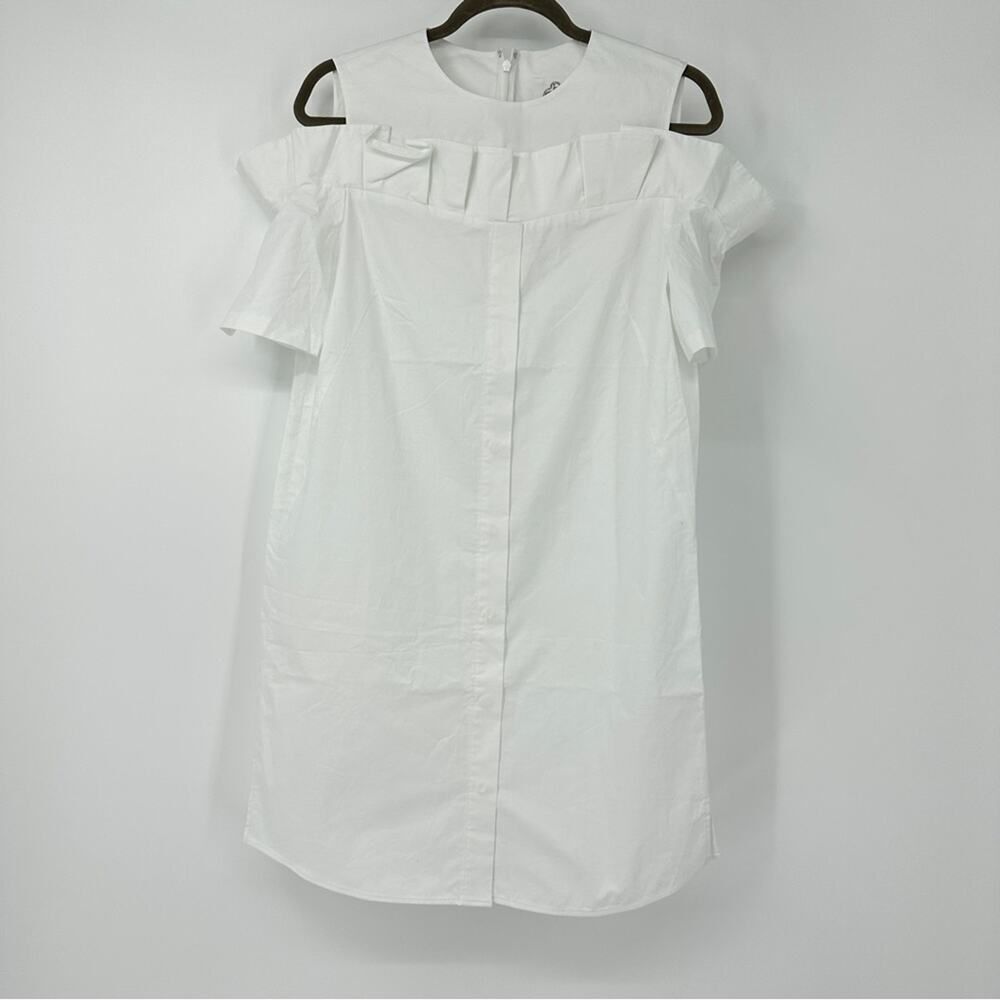 Steve J & Yoni P SJYP Limited Edition White Cotton Mini Dress Size M - Picture 3 of 11